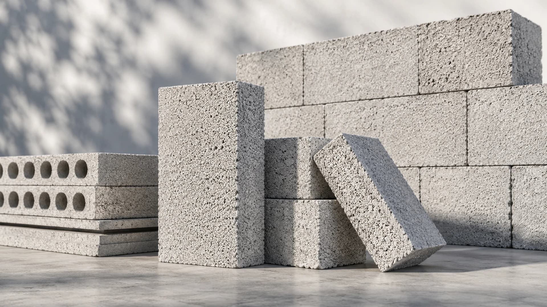 Özbeton pumice wall blocks — lightweight, insulating blocks made from natural volcanic pumice